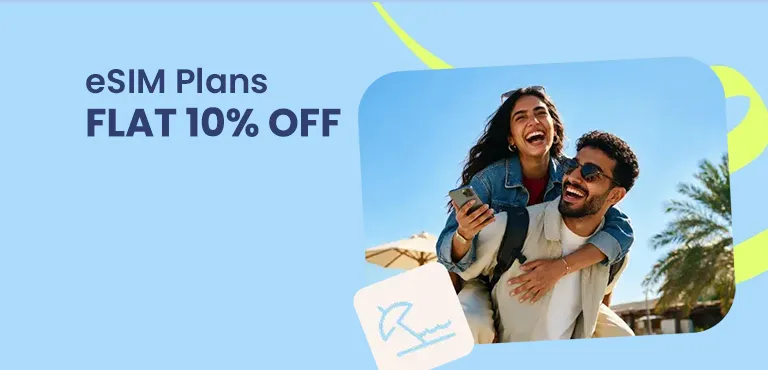 Across Site - Flat 10% Off On eSIM Plans
